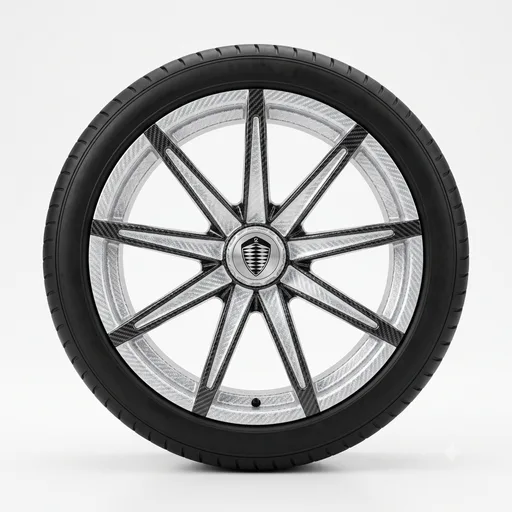 Koenigsegg Trevita Diamond Weave Carbon Wheels