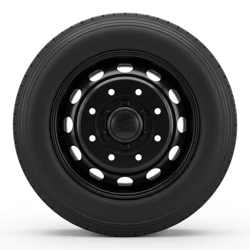 Maxion Wheels MOT91816EBK 17.5x6.75 Steel Wheel